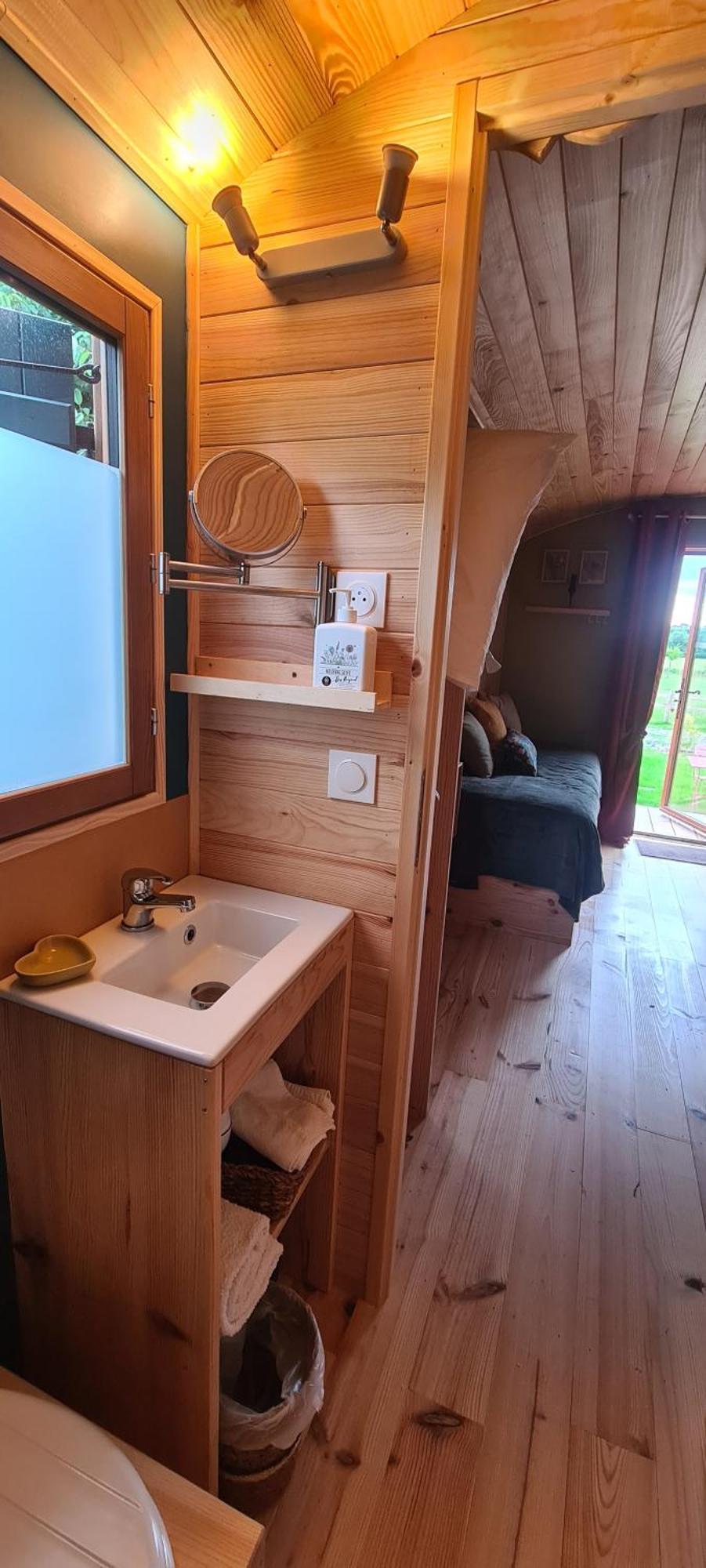 Villa Roulotte A La Ferme Buissonniere à La Lande-de-Louge Extérieur photo