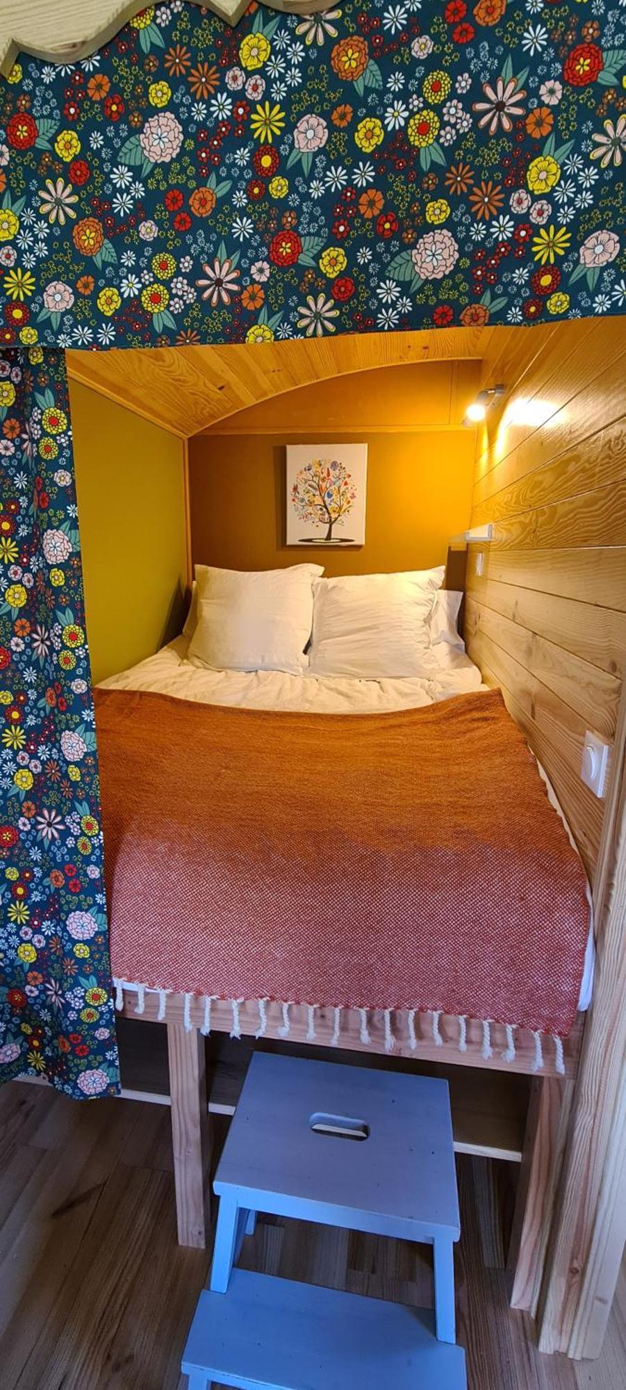 Villa Roulotte A La Ferme Buissonniere à La Lande-de-Louge Extérieur photo